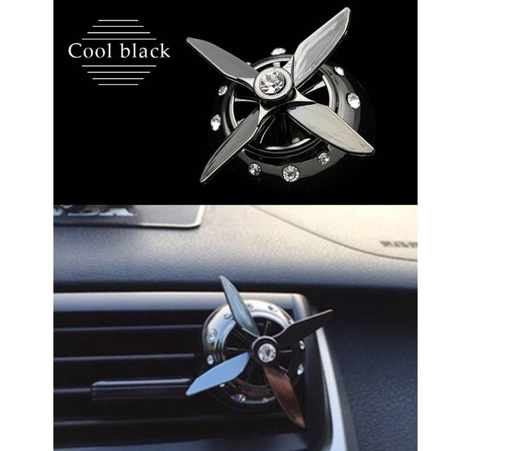 Air Force 4 Clip Car Air Freshener Black