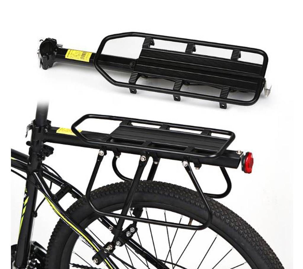 Adjustable bicycle aluminium carrier