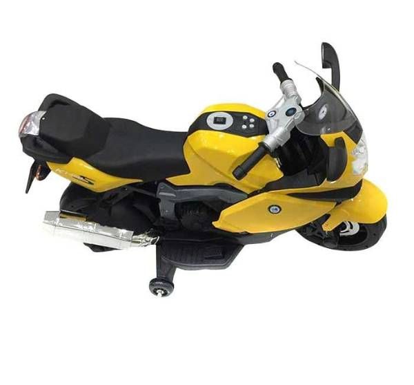 BMW 12v Kids Bike - Yellow