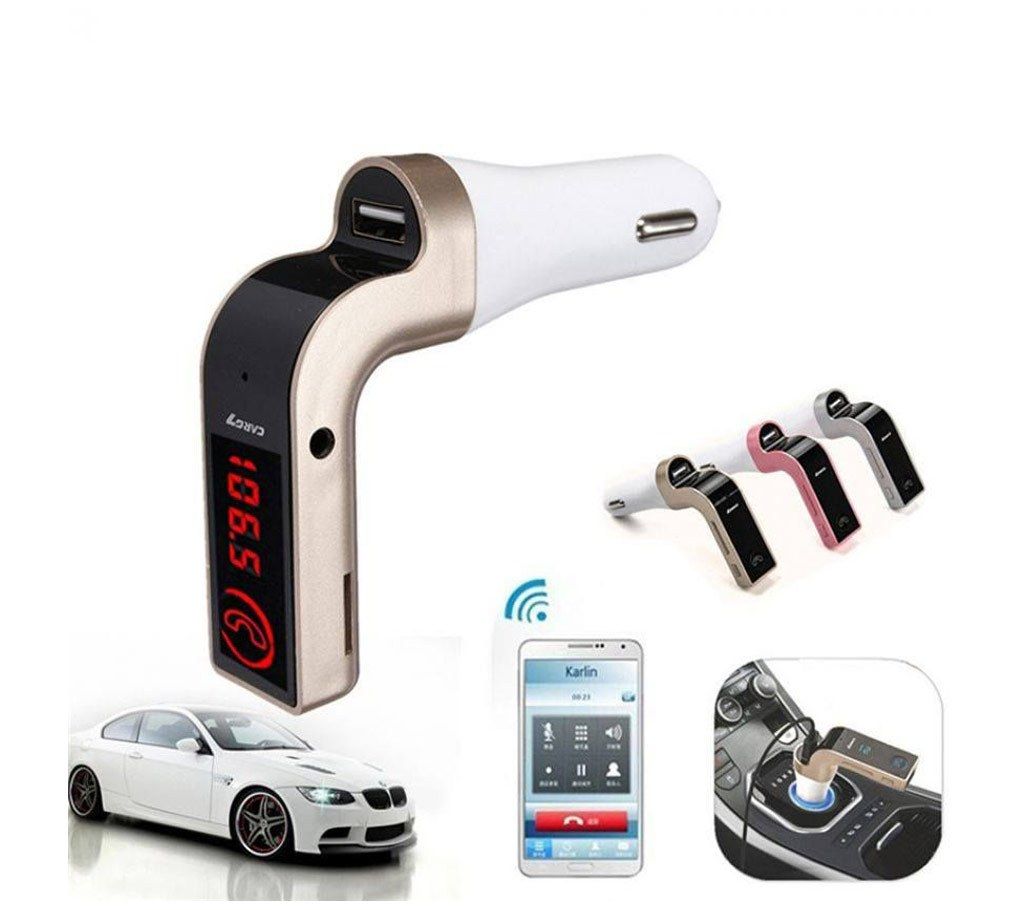 Bluetooth FM Transmitter cum Car Charger