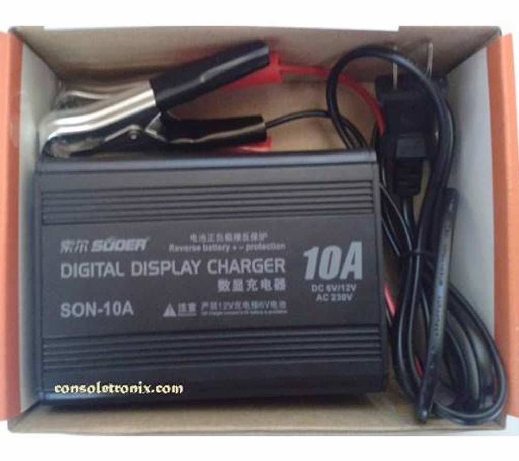 SUOER 12V/6V battery charger
