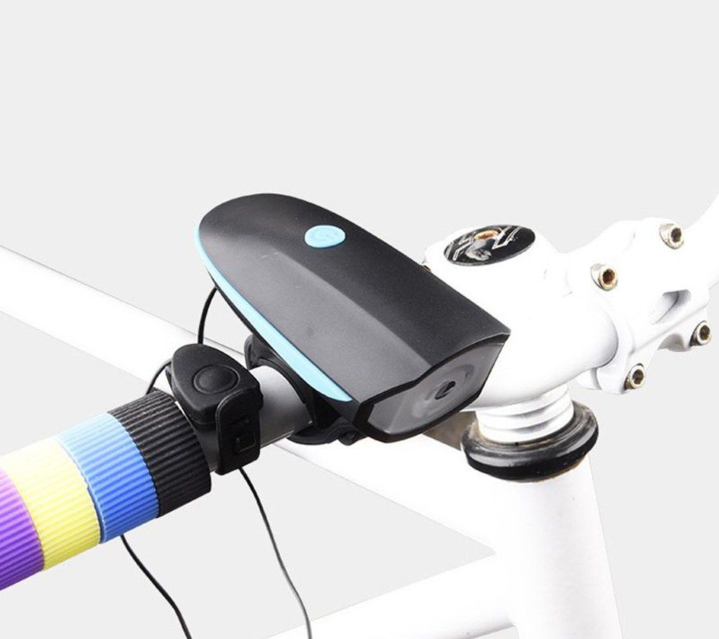 Rechargeable USB Bicycle Light With Horn