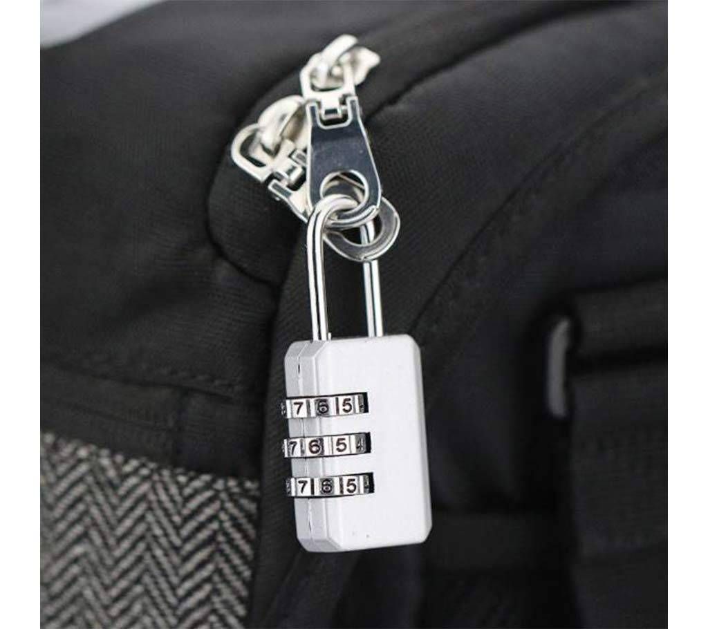 3 Digit Resettable Combination Luggage Suitcase Lo