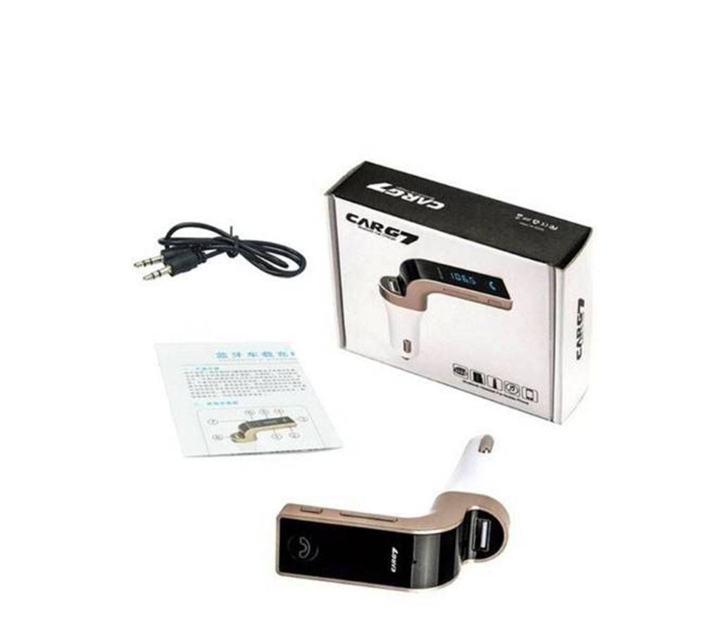 Car G7 Charger and Bluetooth Reciever and FM Trans
