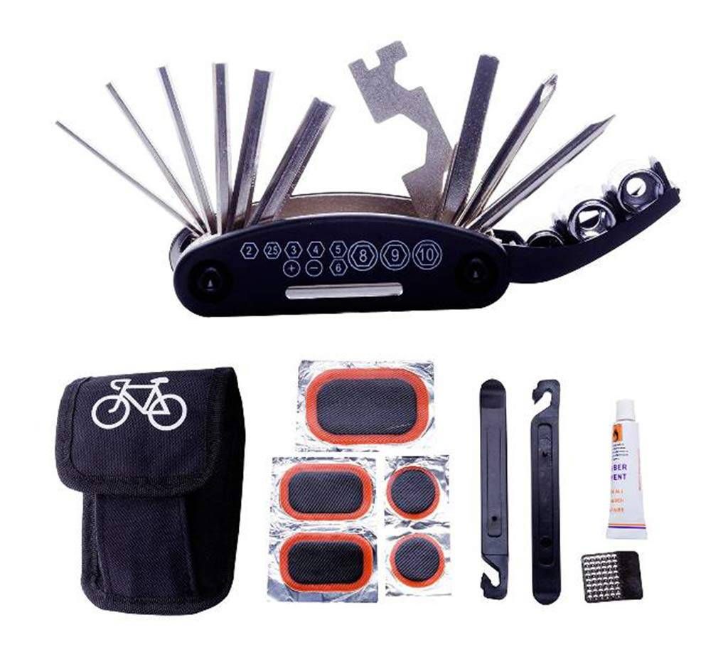 15 in 1 bicycle repair tool kit 