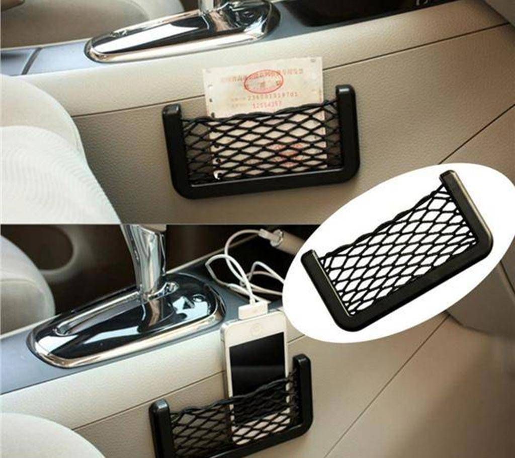 Car Storage string bag for Cell phone