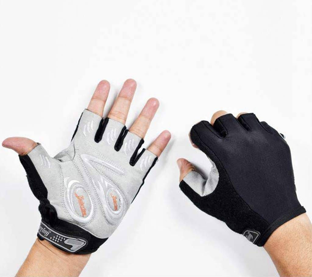 Black And Whita Hand Gloves