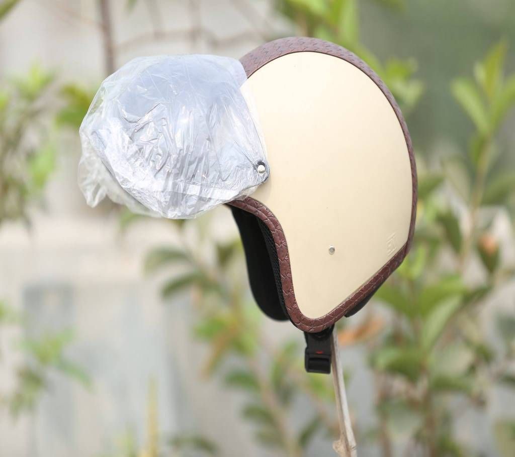 Office classic leather cover helmet