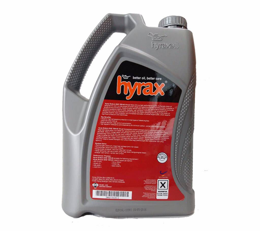 Hyrax Enduro 15W40 CI4 Diesel Engine Oil