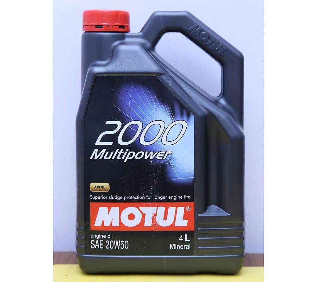 MOTUL Car Oil 2000 20w50 - Mineral car Engine Oil Mineral