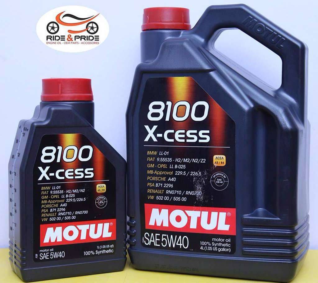 MOTUL 8100 4T 05w40 (100% Synthetic) bike oil 