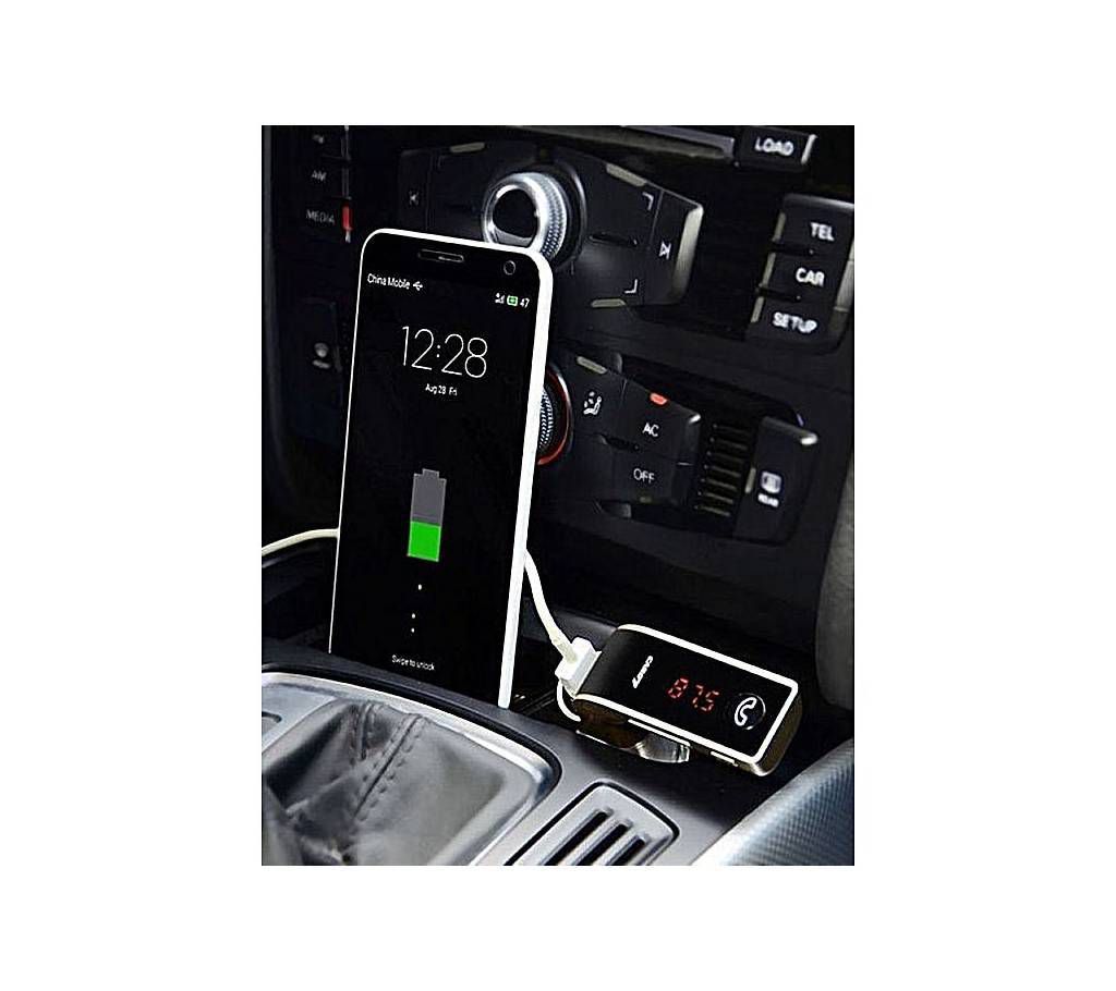 Car USB Charger and Bluetooth Receiver FM Transmit