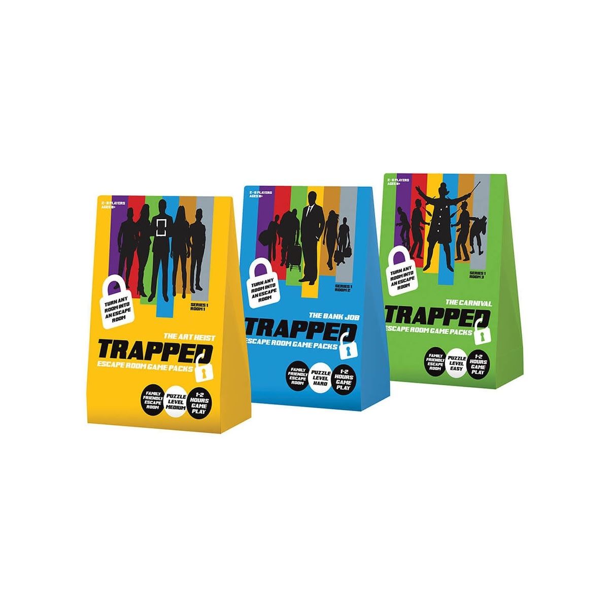 Trapped: Escape Room Game Packs - Assorted