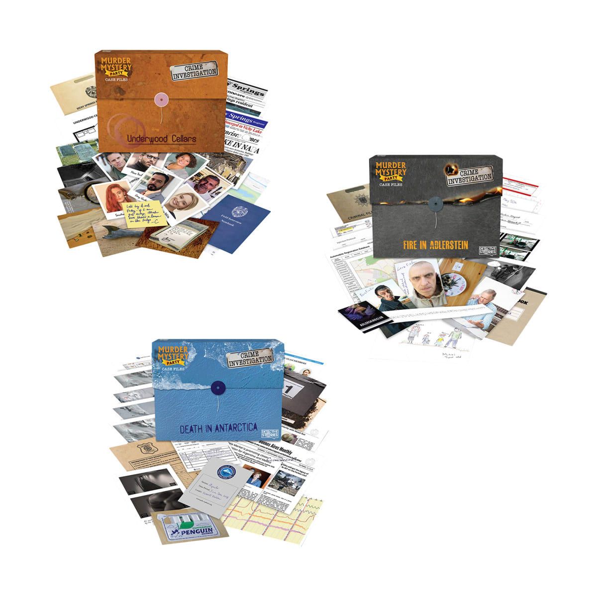 Murder Mystery Party Case Files - Assorted