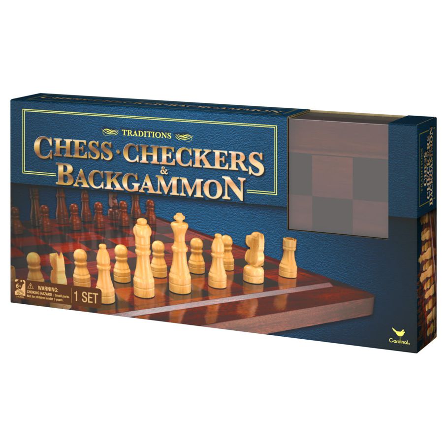 Traditions Chess, Checkers and Backgammon Game