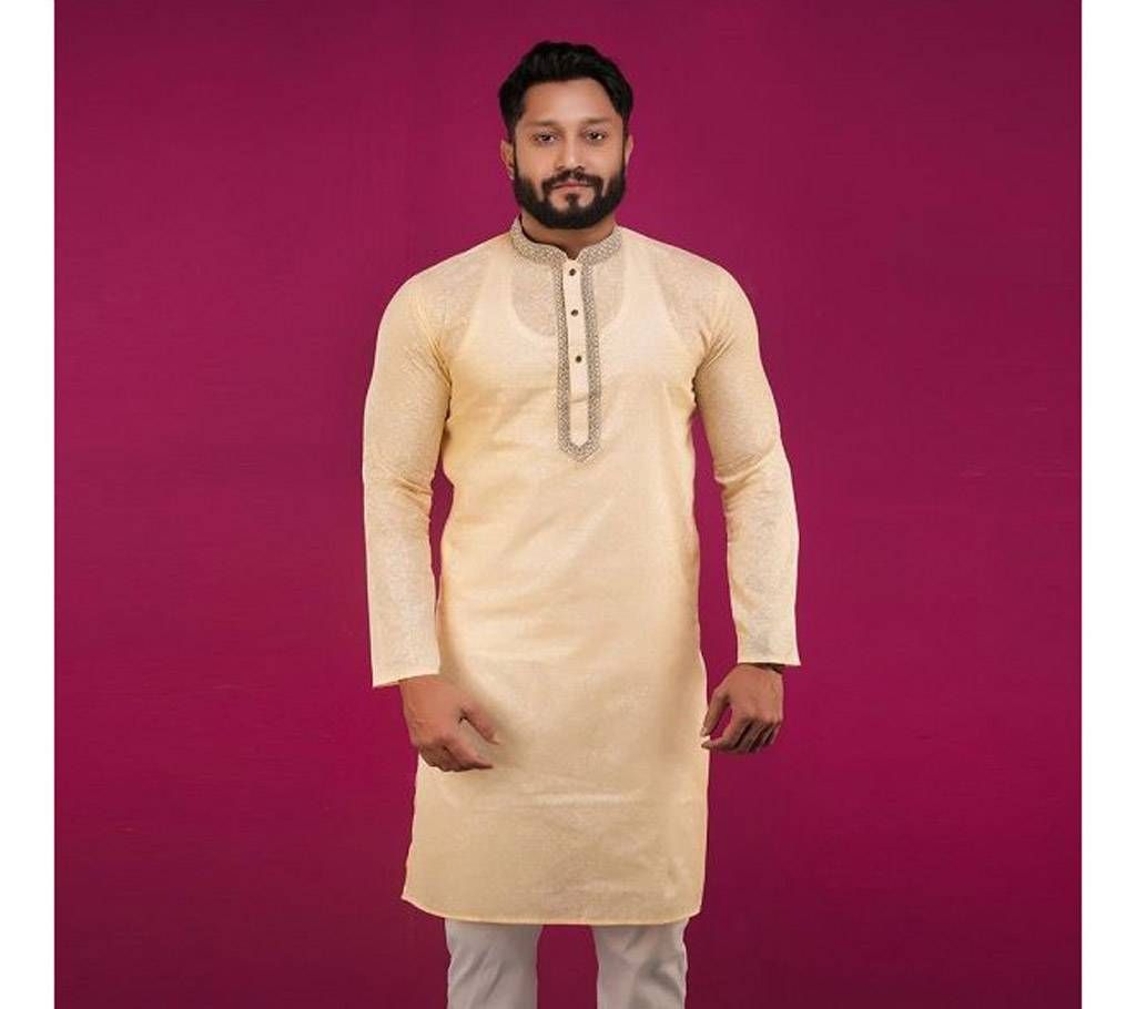 Cotton Design Panjabi  Peach  102977