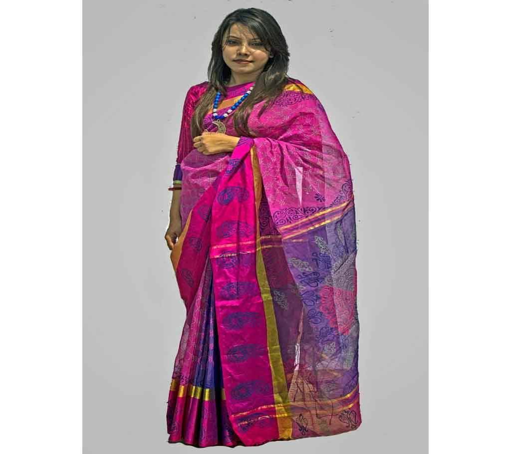 Half silk Boishakhi Saree