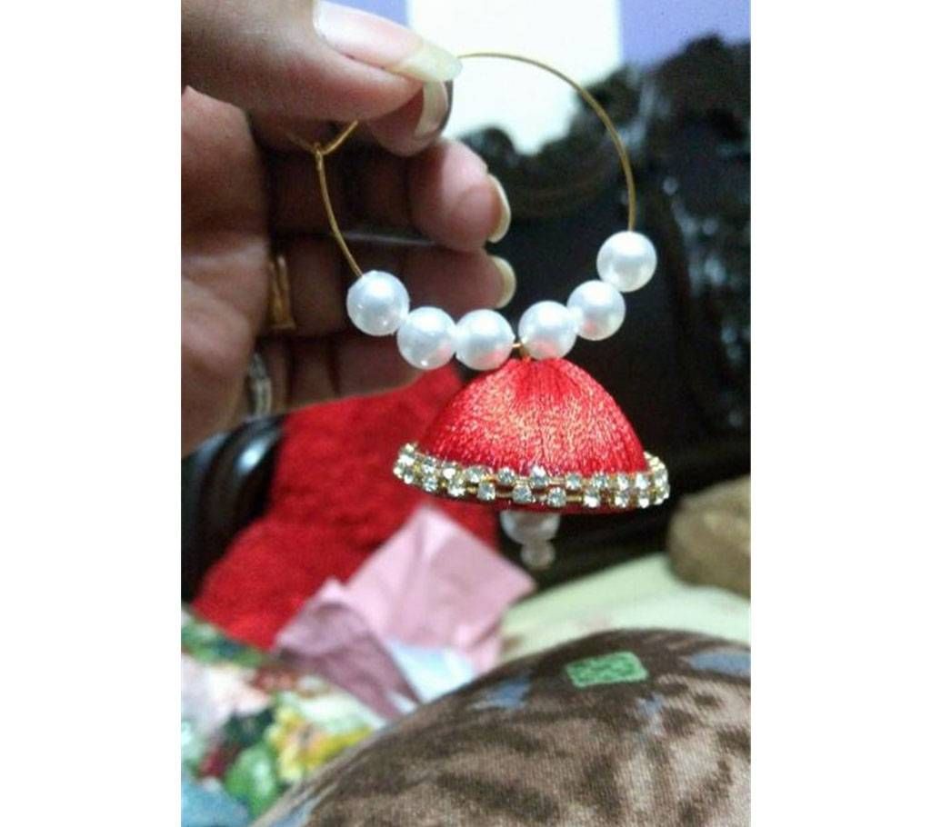 Silk Thread Jhumka / Earrings