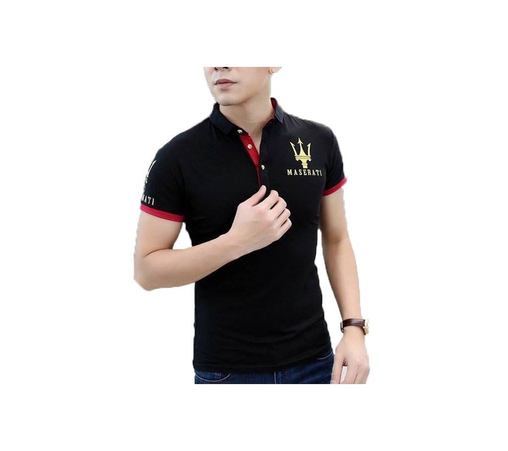 Menz stylish black polo shirt