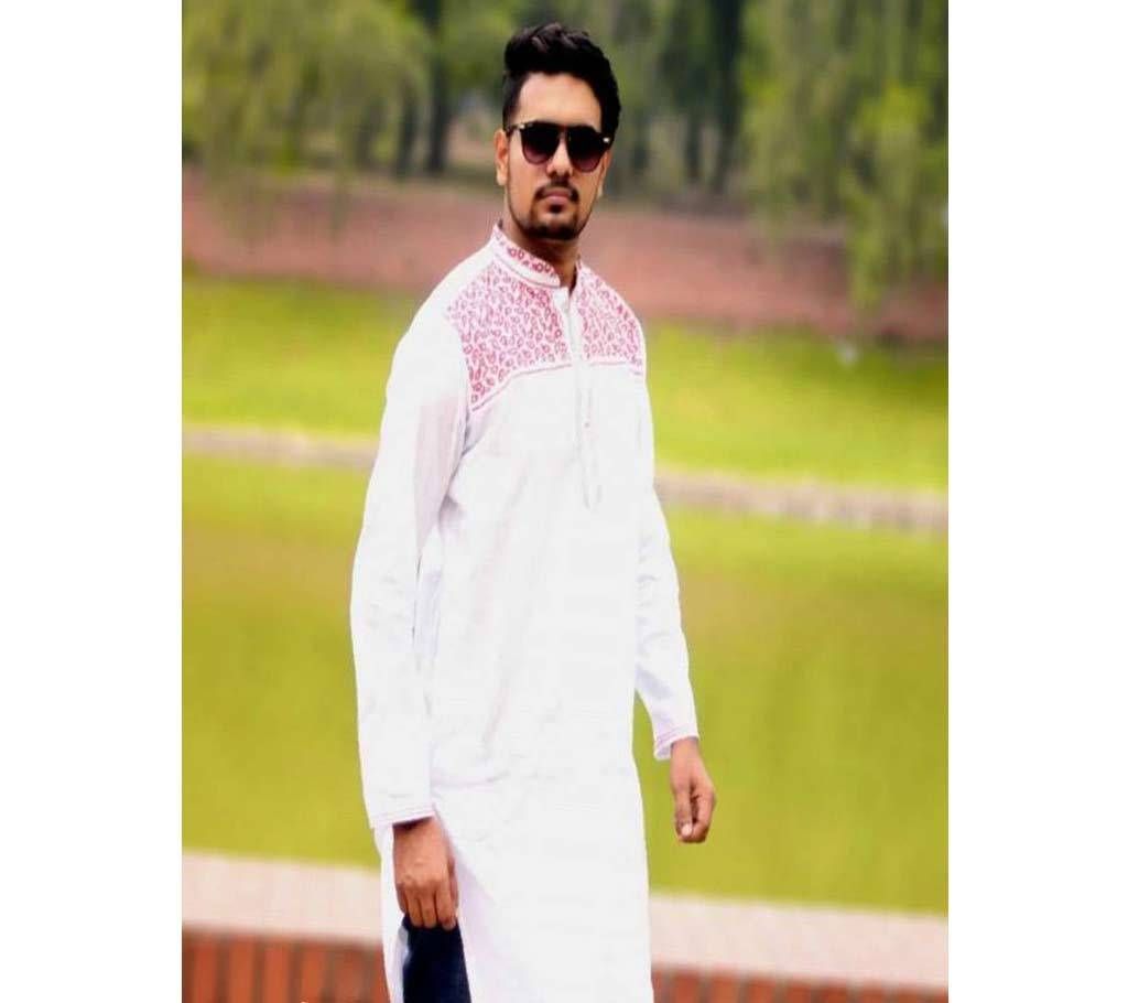 semi long Gents cotton panjabi