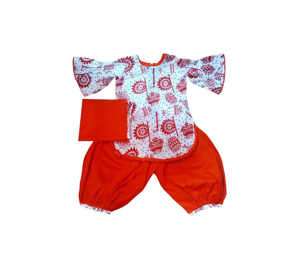 Boishaki three piece for baby girl