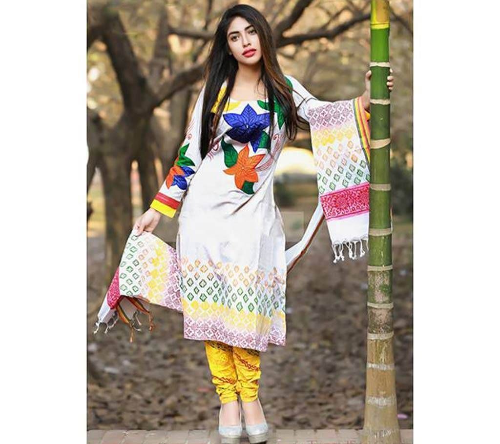 cotton with Embrodary