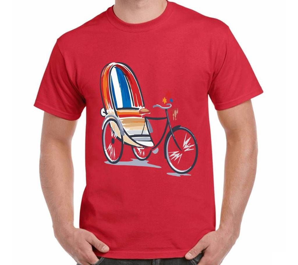 Mens Boishakhi Riksa Thematic T-Shirt