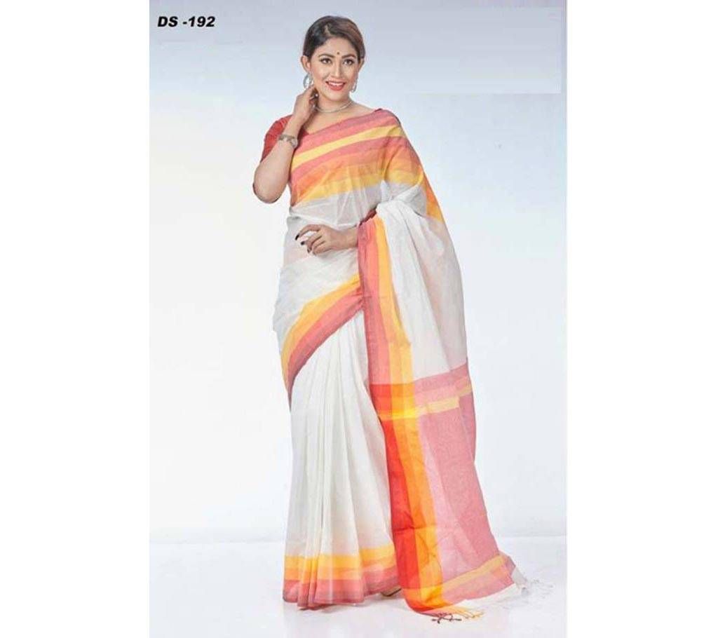 Boishaki Taant Cotton Sharee