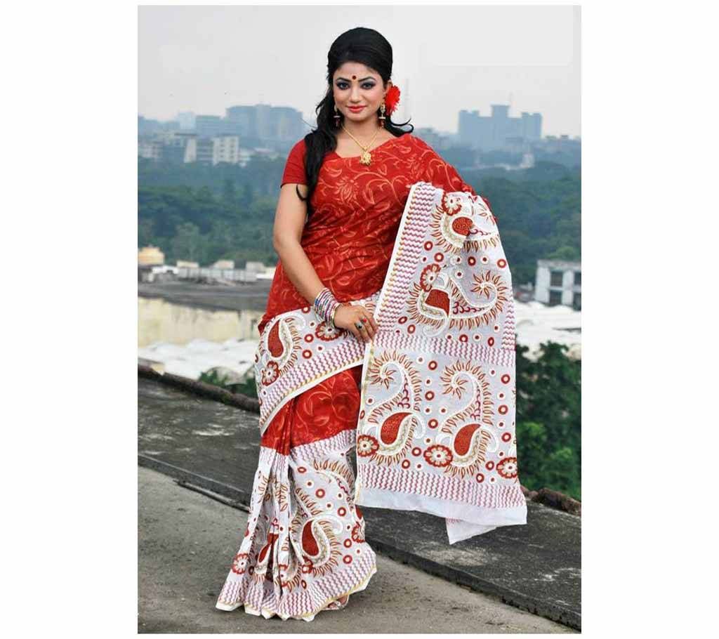 Skin Boutique Cotton Boishakhi Saree