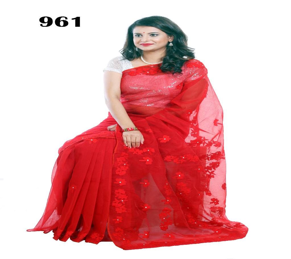 Boisakhi moslin saree
