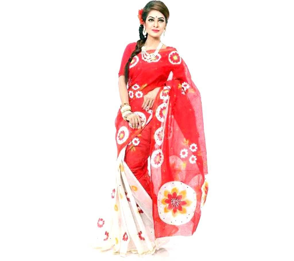 Boishakhi Hand Printed Kota Cotton Sharee