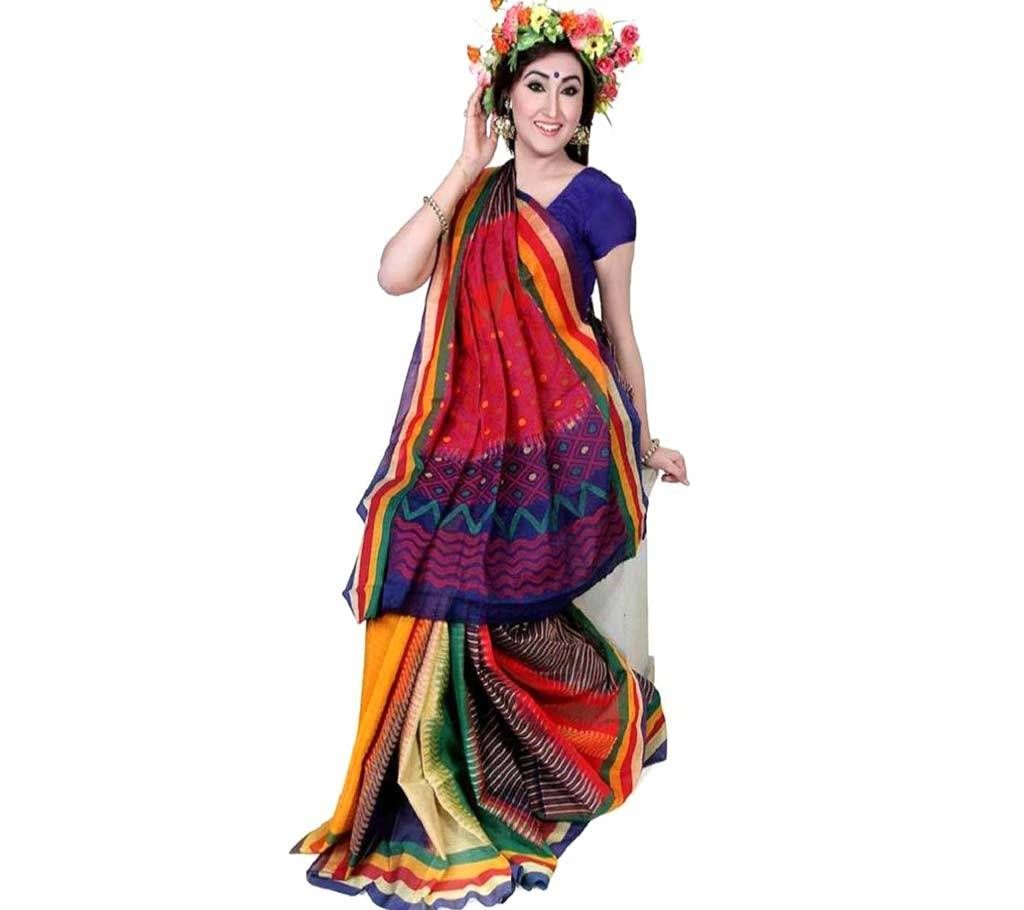 Boishakhi Maslait Cotton Sharee