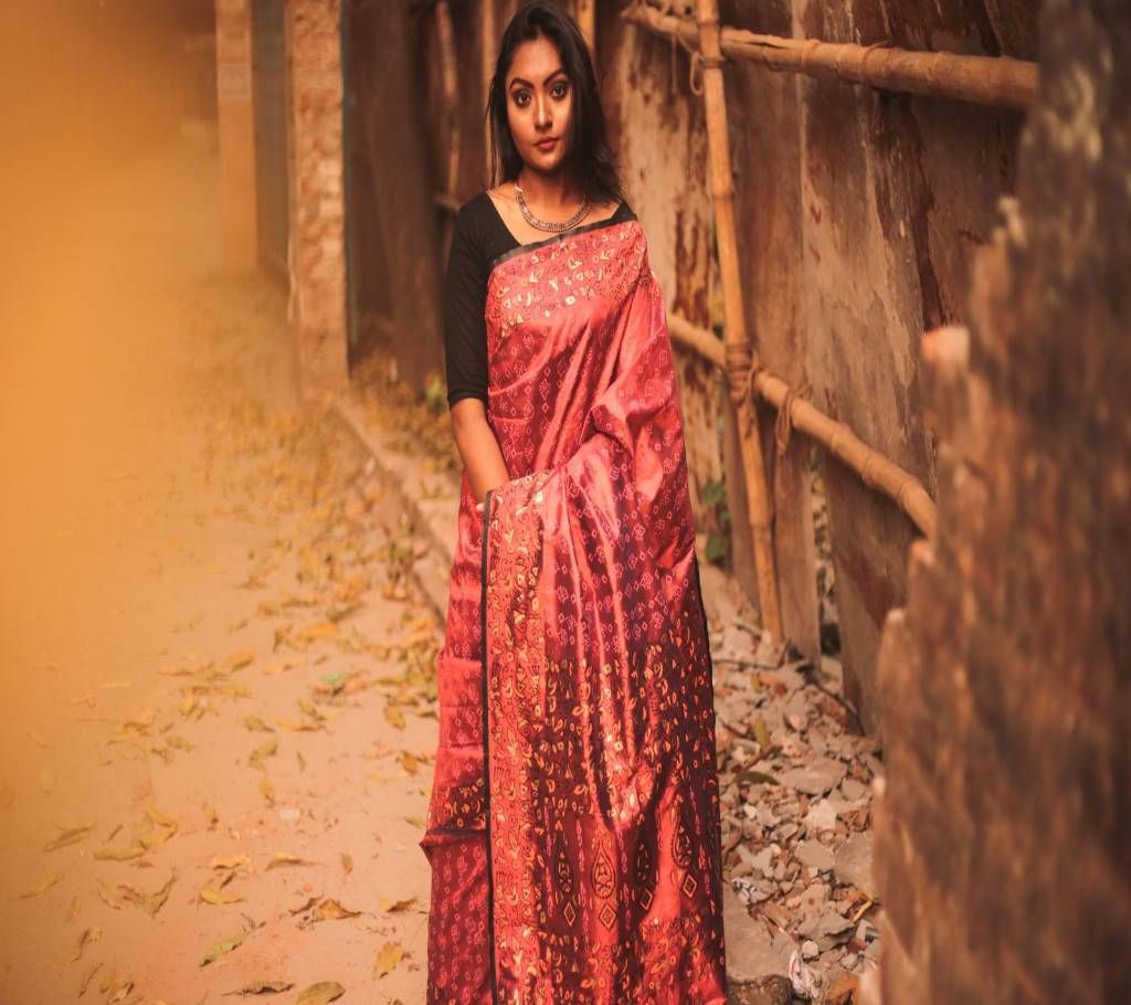 Moyurkonthi Rajsahi Silk Deep Brown