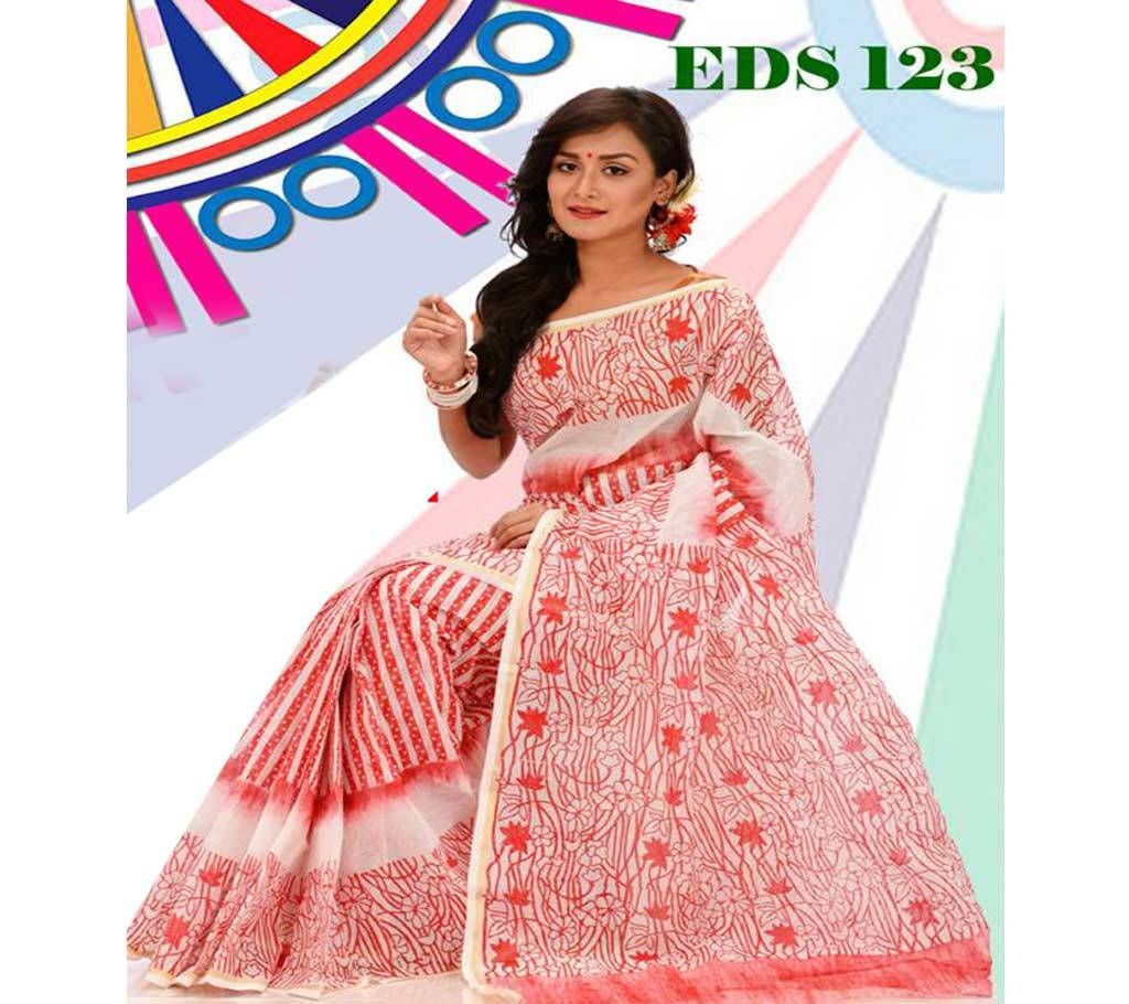 BoishakhiTat Boutique Block Sharee