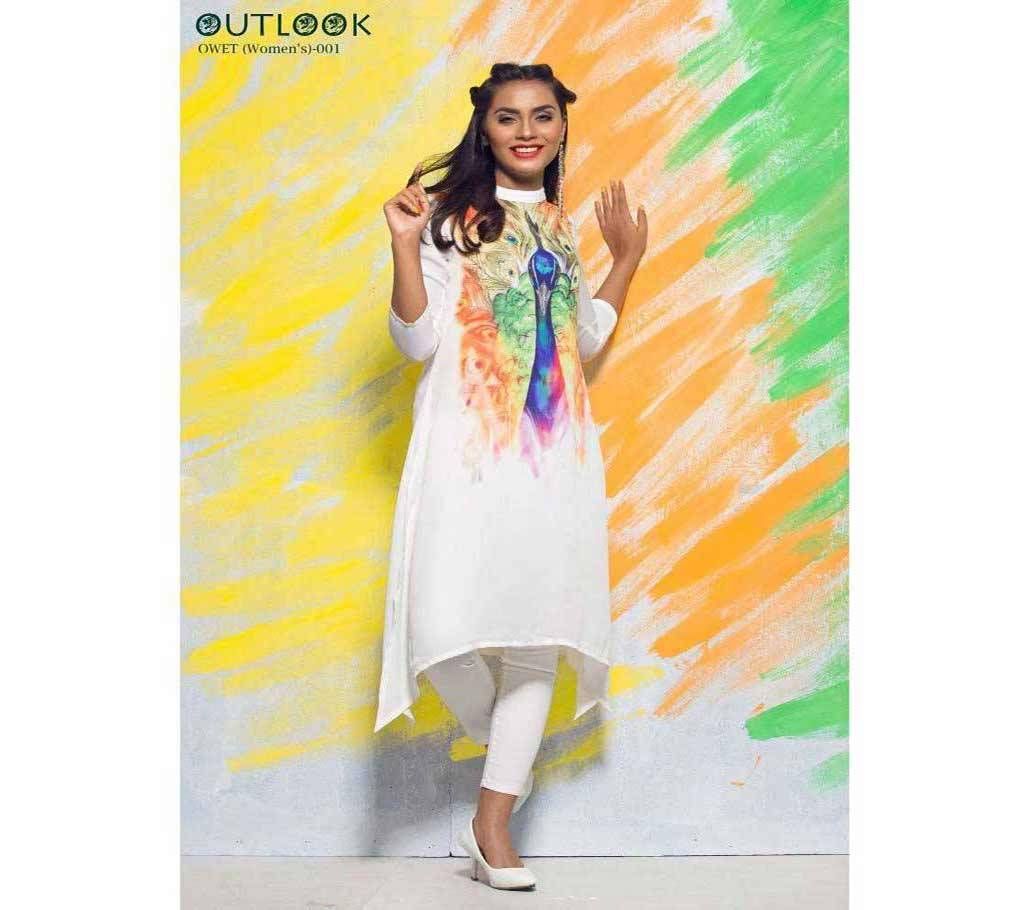 polyester Kurti For Ladies