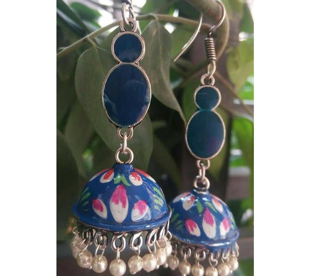 beautiful Indian joypuri hand work jhumka