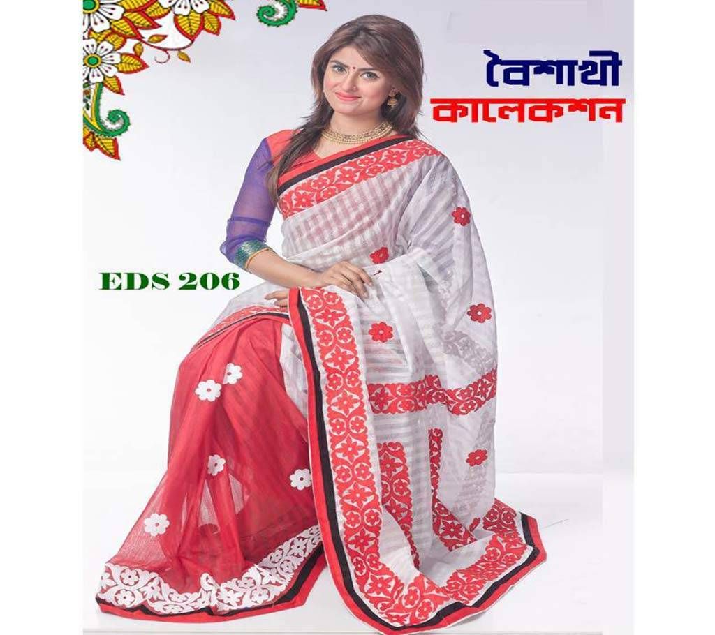 BAISHAKHI STEP KOTA APPLIQUE SHAREE