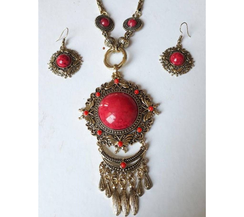 Boisakhi Mala Necklace & Pendant
