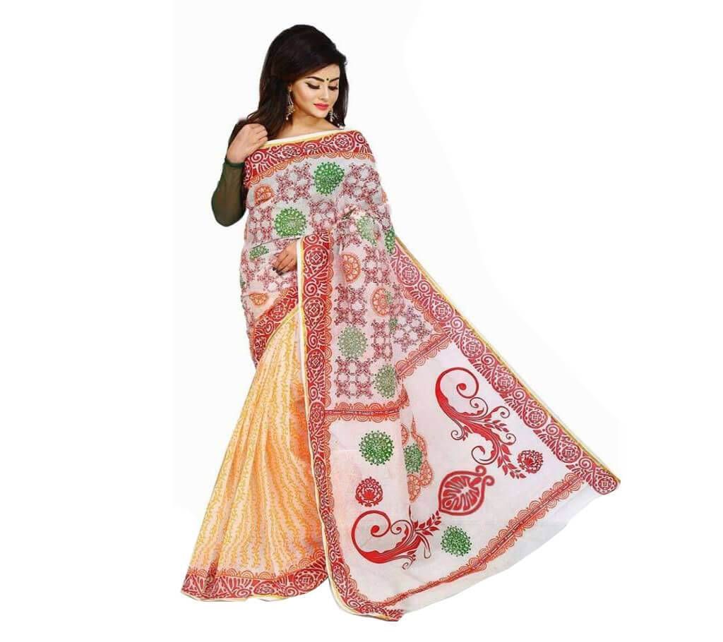 Half silk Saree for Boishakh