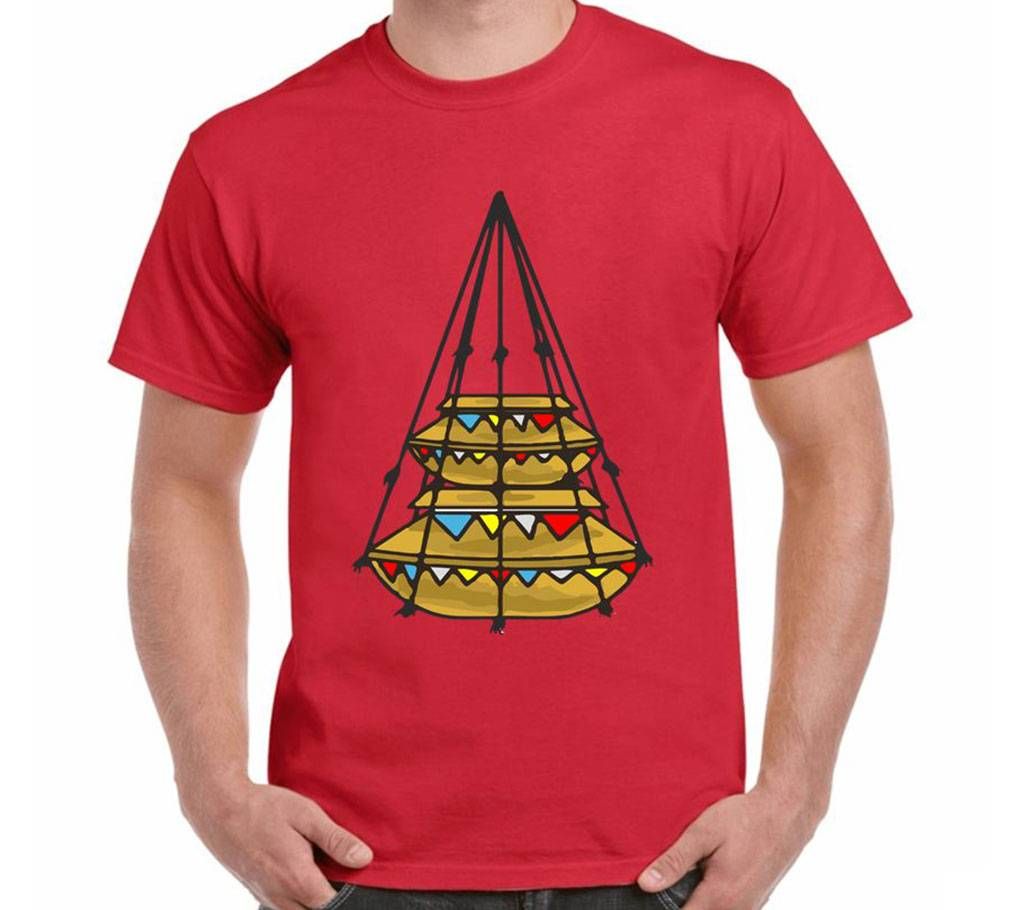 Boishakhi Jhuree Thematic T-Shirt for men 