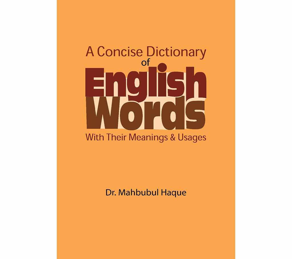 A Concise Dictionary of English Words