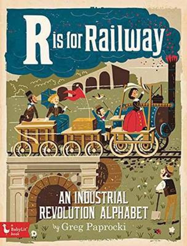 R is for Railway  (English, Board book, Paprocki Greg)