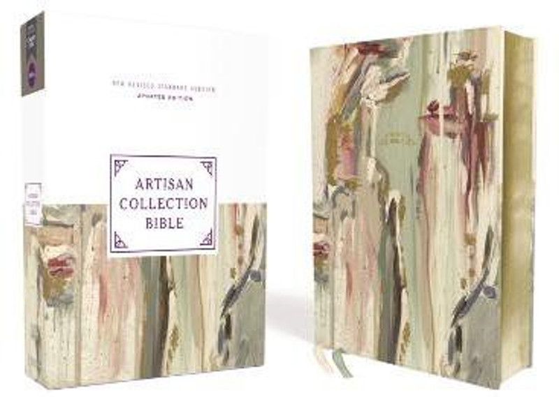 NRSVue, Artisan Collection Bible, Leathersoft, Multi-color/Cream, Comfort Print  (English, Leather / fine binding, Zondervan)