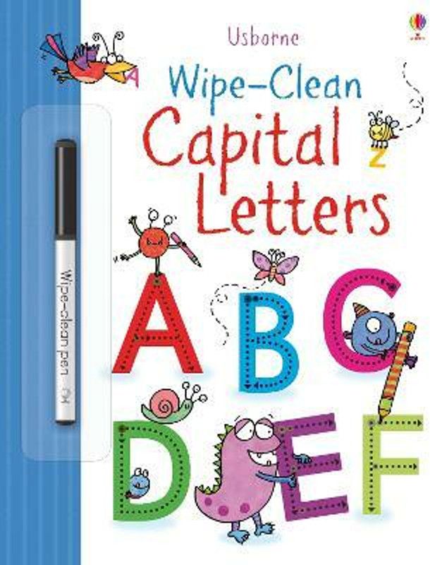 Wipe-Clean Capital Letters  (English, Paperback, Greenwell Jessica)