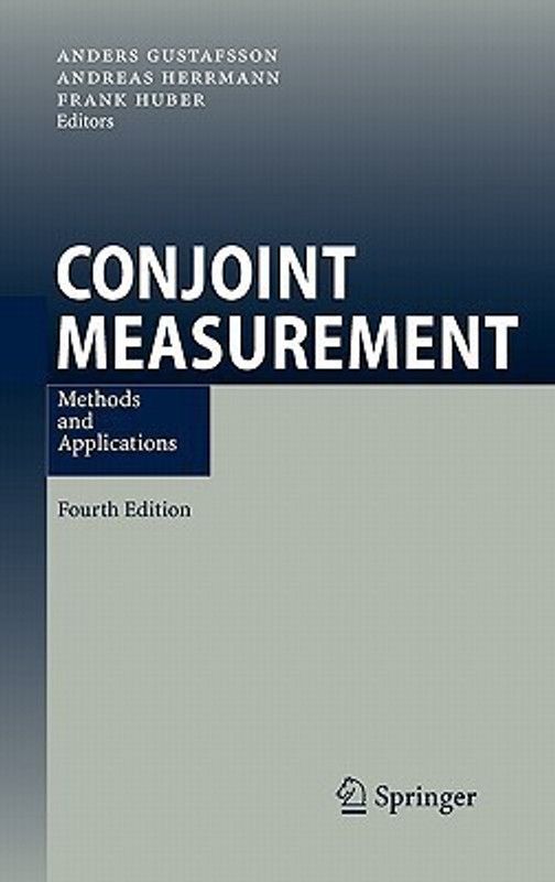 Conjoint Measurement  (English, Hardcover, unknown)