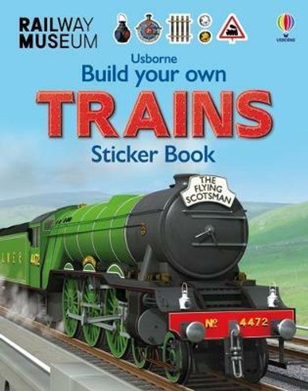 Build Your Own Trains Sticker Book  (English, Paperback, Tudhope Simon)