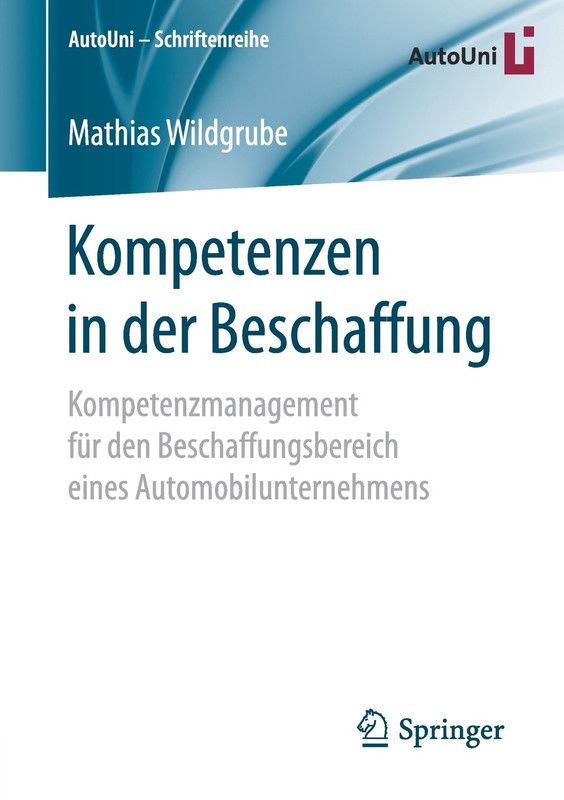 Kompetenzen in der Beschaffung  (German, Paperback, Wildgrube Mathias)