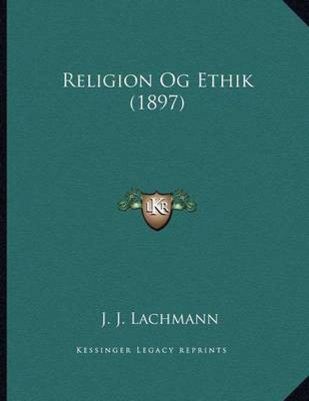 Religion Og Ethik (1897)  (Danish, Paperback, Lachmann J J)