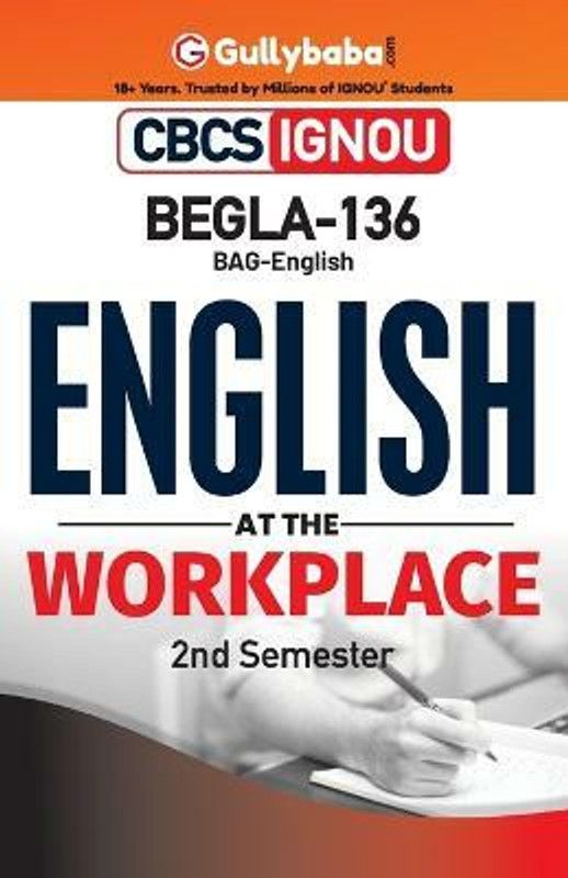 BEGLA-136 English at The Workplace  (English, Paperback, Panel Gullybaba Com)