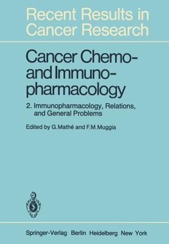Cancer Chemo- and Immunopharmacology  (English, Paperback, unknown)